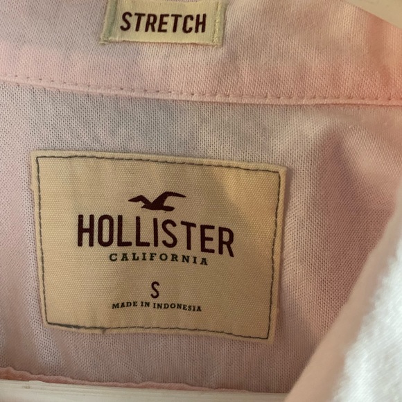 Hollister Long Sleeve Button Down Men’s Shirt - Picture 3 of 5